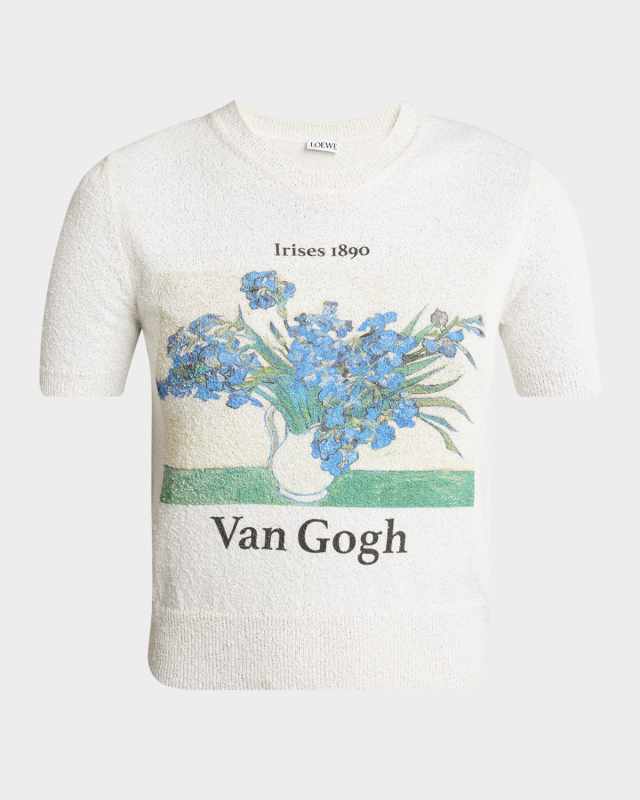 Van Gogh Short Sleeve Sweater